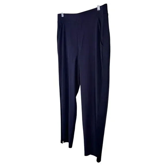 Athleta Brooklyn Mid Rise Ankle Pant Black Size 10 Pull On Athleisure - Picture 3 of 9